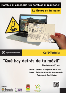 Café-tertulia Electrónica ética: ¿Qué hay detrás de tu móvil?